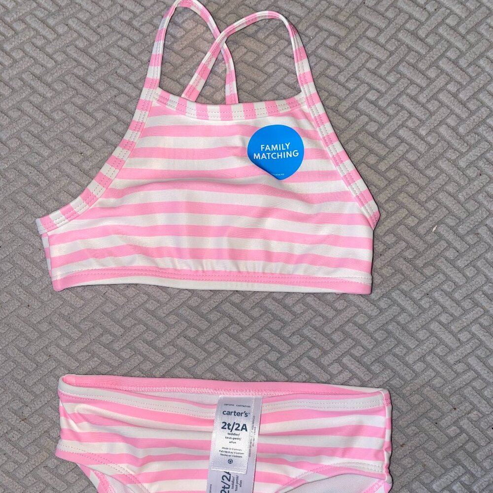 Two piece bathing suit